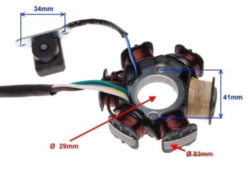 Alternatore statore 4t - 4t, 110
