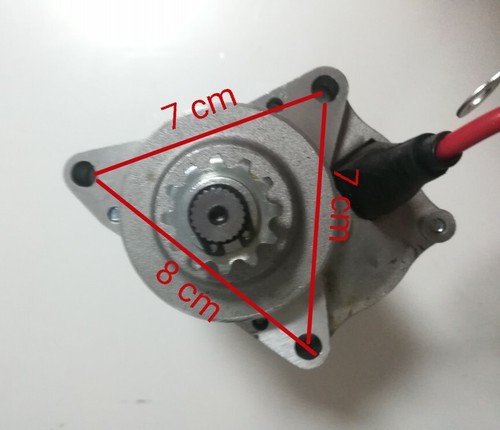 Motorino avviamento fori - motorino, 3
