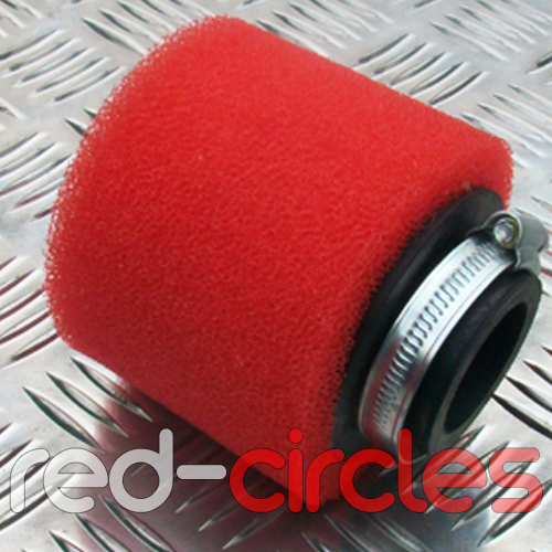 Filtro aria rosso 42mm atv - filtro,